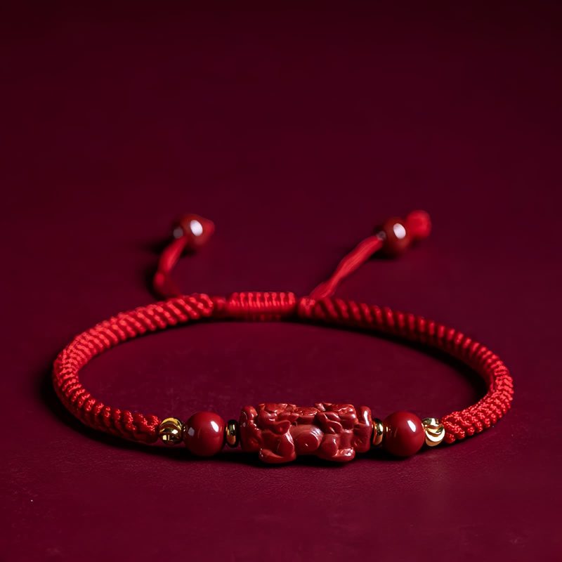 朱砂ピシャオ祝福保護ブレスレット Cinnabar PiXiu Blessing Protection Bracelet