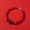 Pulsera de Atracción de Riqueza Pixiu de Cinabrio Cinnabar Pixiu Wealth Attraction Bracelet