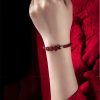 Pulsera de Atracción de Riqueza Pixiu de Cinabrio Cinnabar Pixiu Wealth Attraction Bracelet