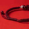Pulsera de Atracción de Riqueza Pixiu de Cinabrio Cinnabar Pixiu Wealth Attraction Bracelet