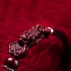 Pulsera de Atracción de Riqueza Pixiu de Cinabrio Cinnabar Pixiu Wealth Attraction Bracelet