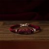 Pulsera de Atracción de Riqueza Pixiu de Cinabrio Cinnabar Pixiu Wealth Attraction Bracelet