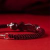 Pulsera de Atracción de Riqueza Pixiu de Cinabrio Cinnabar Pixiu Wealth Attraction Bracelet