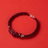 Pulsera de Atracción de Riqueza Pixiu de Cinabrio Cinnabar Pixiu Wealth Attraction Bracelet