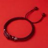 Pulsera de Atracción de Riqueza Pixiu de Cinabrio Cinnabar Pixiu Wealth Attraction Bracelet