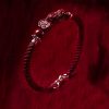Pulsera de Atracción de Riqueza Pixiu de Cinabrio Cinnabar Pixiu Wealth Attraction Bracelet