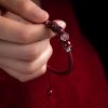 Pulsera de Atracción de Riqueza Pixiu de Cinabrio Cinnabar Pixiu Wealth Attraction Bracelet