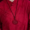Collar de Protección contra Espíritus Malignos de Cinabrio Yin Yang Cinnabar Yin Yang Evil Spirits Protection Necklace