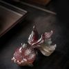 色が変わる鯉の魚レジンフィギュア Color Changing Koi Fish Resin Figurine