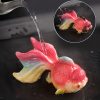 色が変わる鯉の魚レジンフィギュア Color Changing Koi Fish Resin Figurine