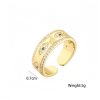 Anillo Ajustable de Ojo Turco en Cobre Copper Evil Eye Adjustable Ring