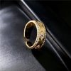 Anillo Ajustable de Ojo Turco en Cobre Copper Evil Eye Adjustable Ring
