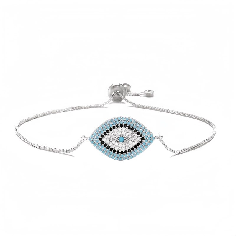 Pulsera de Protección con Ojo Turco de Cobre Copper Evil Eye Protection Bracelet