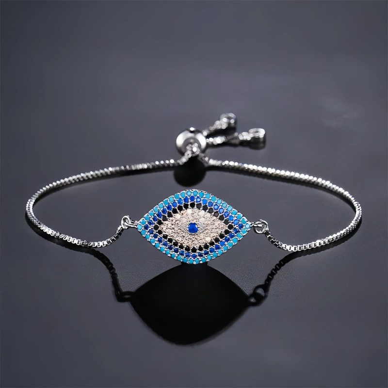 Pulsera de Protección con Ojo Turco de Cobre Copper Evil Eye Protection Bracelet