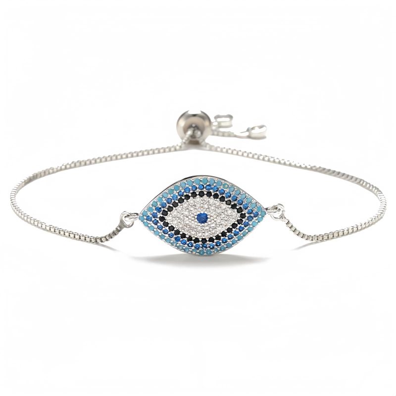 Pulsera de Protección con Ojo Turco de Cobre Copper Evil Eye Protection Bracelet