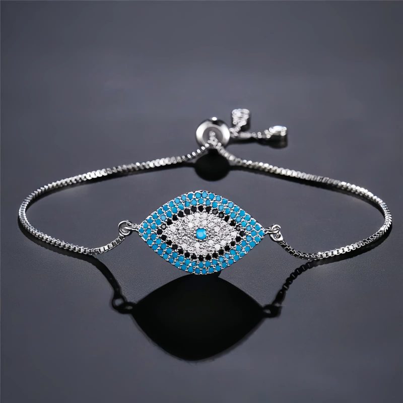 Pulsera de Protección con Ojo Turco de Cobre Copper Evil Eye Protection Bracelet