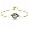 Pulsera de Protección con Ojo Turco de Cobre Copper Evil Eye Protection Bracelet
