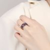 Anillo de la Suerte con Carpa Koi y Loto de Cobre Copper Koi Fish Lotus Luck Ring