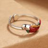 Anillo de la Abundancia con Koi de Cobre Copper Koi Fish Wealth Ring
