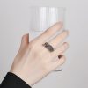 銅製蓮の花と鯉の魚 エンライトメントリング Copper Lotus Koi Fish Enlightenment Ring