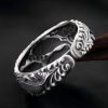 Pulseira de Carpa Prateada com Banho de Cobre e Lótus para Riqueza Copper Plated Silver Koi Fish Lotus Wealth Bracelet