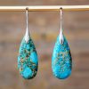 Aretes de Piedra Emperador para la Felicidad Emperor Stone Happiness Earrings
