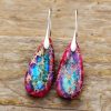 Aretes de Piedra Emperador para la Felicidad Emperor Stone Happiness Earrings