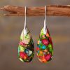 Aretes de Piedra Emperador para la Felicidad Emperor Stone Happiness Earrings
