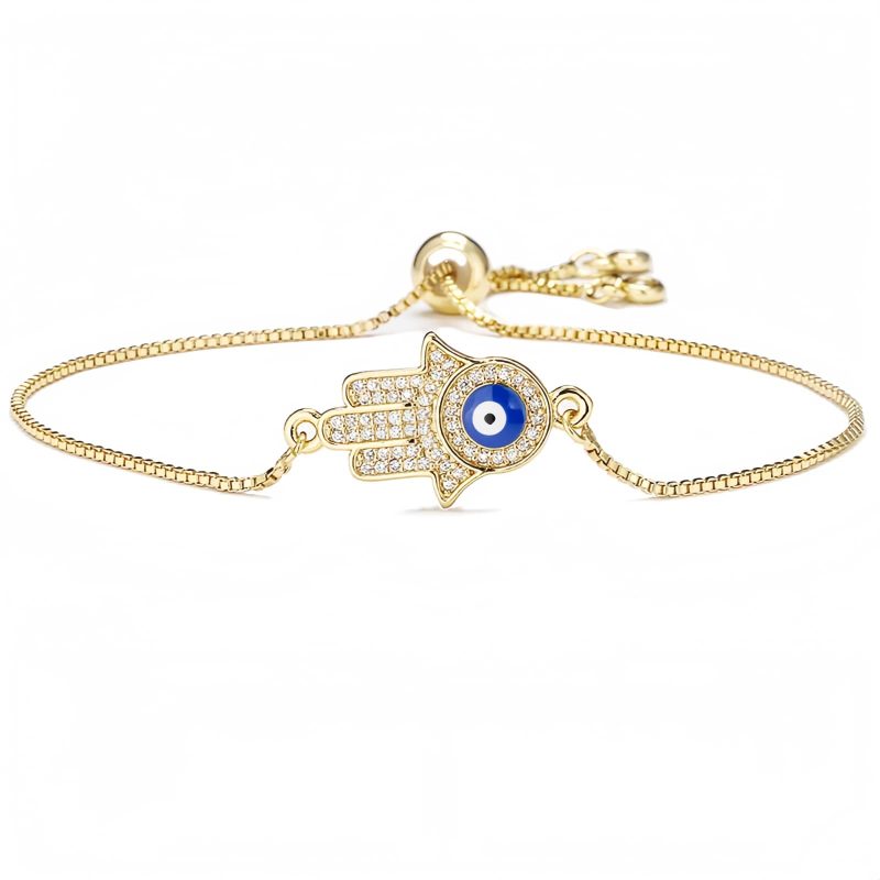 Pulseira de Cobre Olho Grego da Coragem Evil Eye Copper Courage Bracelet