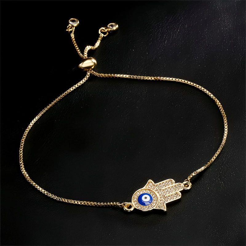 Pulseira de Cobre Olho Grego da Coragem Evil Eye Copper Courage Bracelet