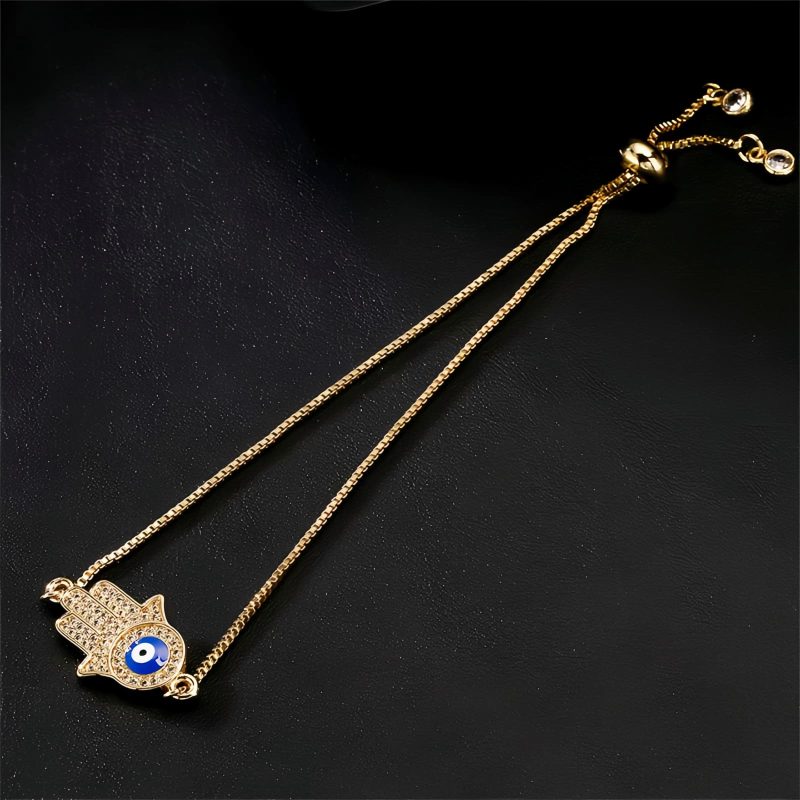 Pulseira de Cobre Olho Grego da Coragem Evil Eye Copper Courage Bracelet