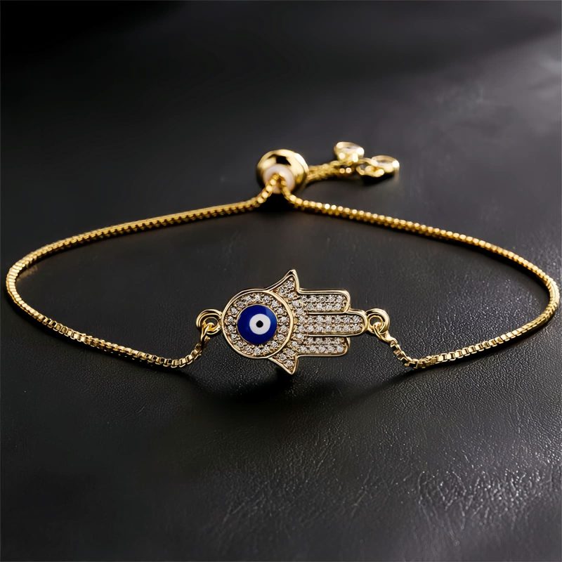 Pulseira de Cobre Olho Grego da Coragem Evil Eye Copper Courage Bracelet