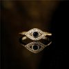 Anel de Cobre com Olho Grego para Proteção Evil Eye Copper Protection Ring