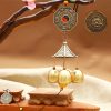 Campana de Viento de Cobre con Pez Koi Feng Shui Feng Shui Copper Koi Fish Wind Chime