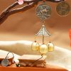 Campana de Viento de Cobre con Pez Koi Feng Shui Feng Shui Copper Koi Fish Wind Chime