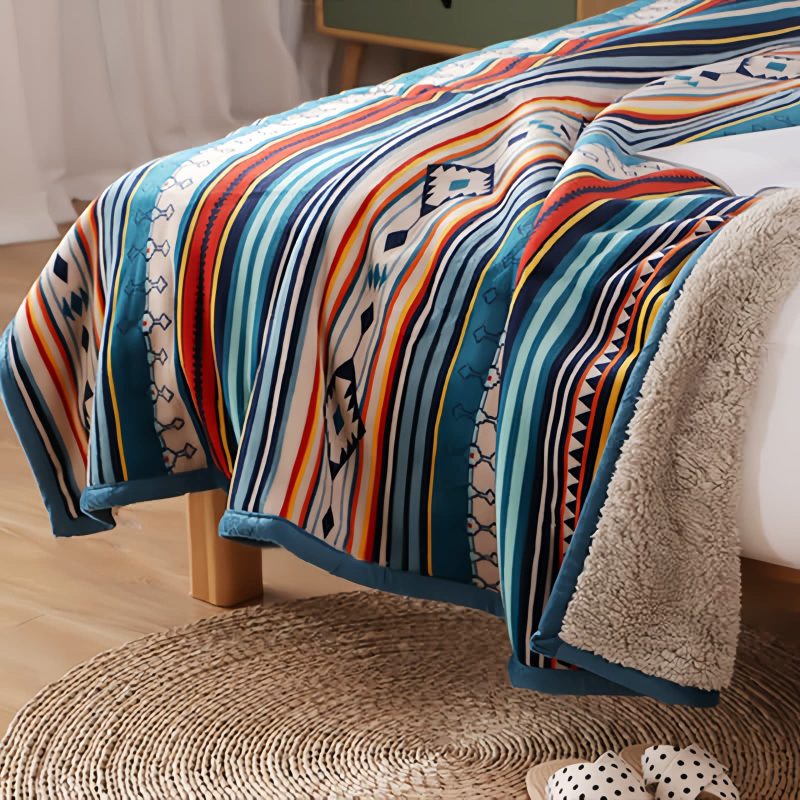 Manta Suave Geométrica Geometric Soft Throw Blanket
