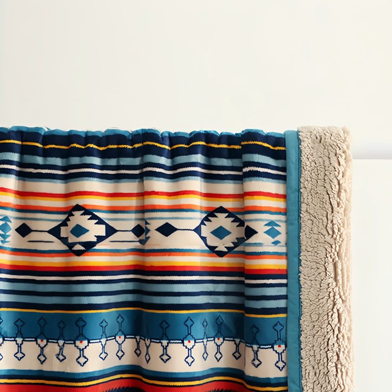Manta Suave Geométrica Geometric Soft Throw Blanket