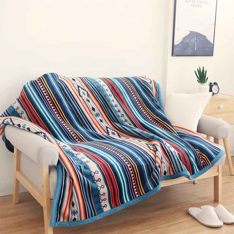Manta Suave Geométrica Geometric Soft Throw Blanket