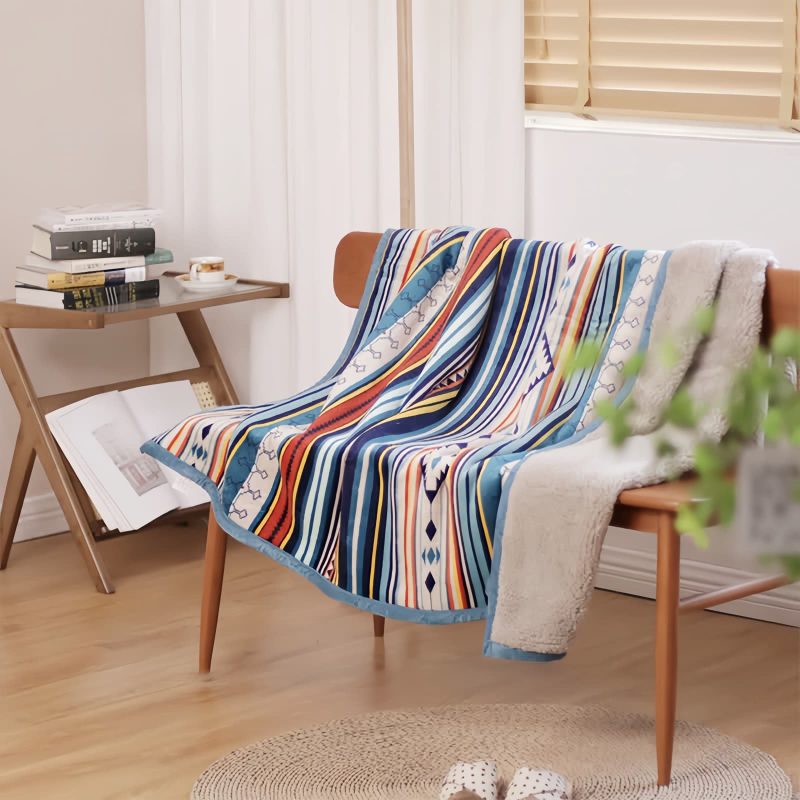 Manta Suave Geométrica Geometric Soft Throw Blanket