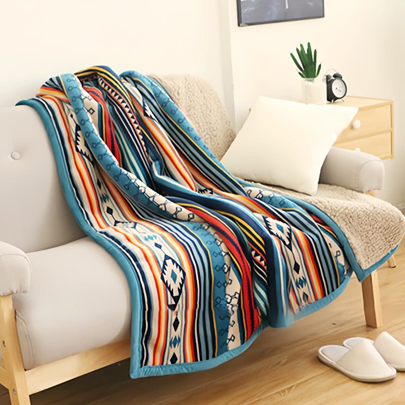 Manta Suave Geométrica Geometric Soft Throw Blanket