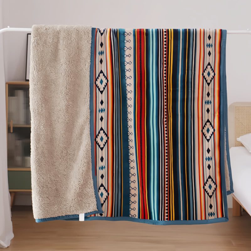 Manta Suave Geométrica Geometric Soft Throw Blanket