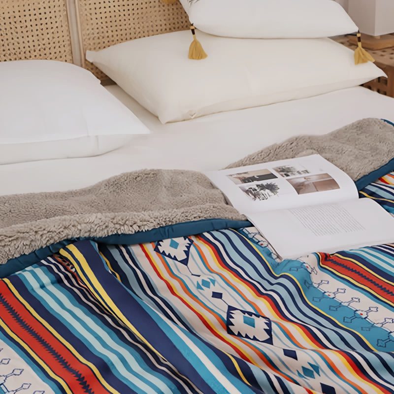 Manta Suave Geométrica Geometric Soft Throw Blanket