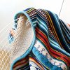 Manta Suave Geométrica Geometric Soft Throw Blanket