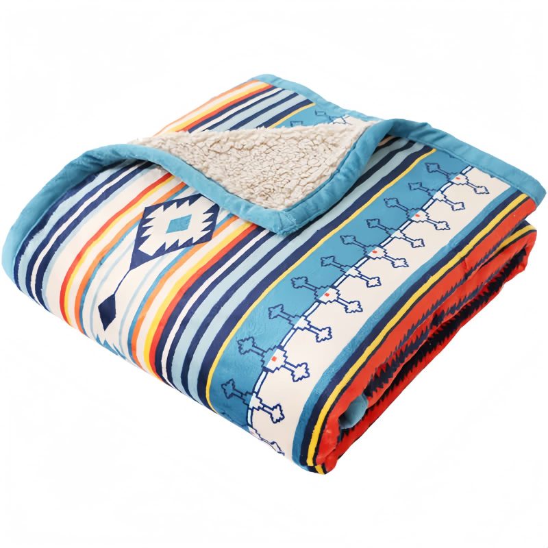 Manta Suave Geométrica Geometric Soft Throw Blanket
