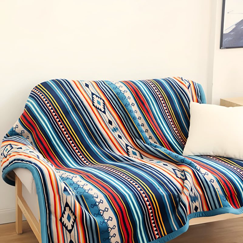 Manta Suave Geométrica Geometric Soft Throw Blanket