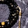 Gold Sheen Obsidian Tiger Eye Wohlstandsarmband Gold Sheen Obsidian Tiger Eye Wealth Bracelet