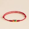 Pulseira Artesanal de Carpa Dourada para Prosperidade Handcrafted Koi Fish Wealth Bracelet