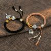 Pulsera tejida tibetana artesanal Om Mani Padme Hum, amuleto de la suerte y la fortuna Handmade Tibetan Om Mani Padme Hum Luck Fortune Braided Bracelet