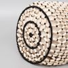 حقيبة يد من خرز الخشب المنسوج يدوياً بمقبض من الخيزران Handwoven Wooden Beads Bamboo Handle Bag