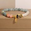 Pulseira da Sorte com Peixe Koi de Jade Jade Koi Fish Luck Bracelet
